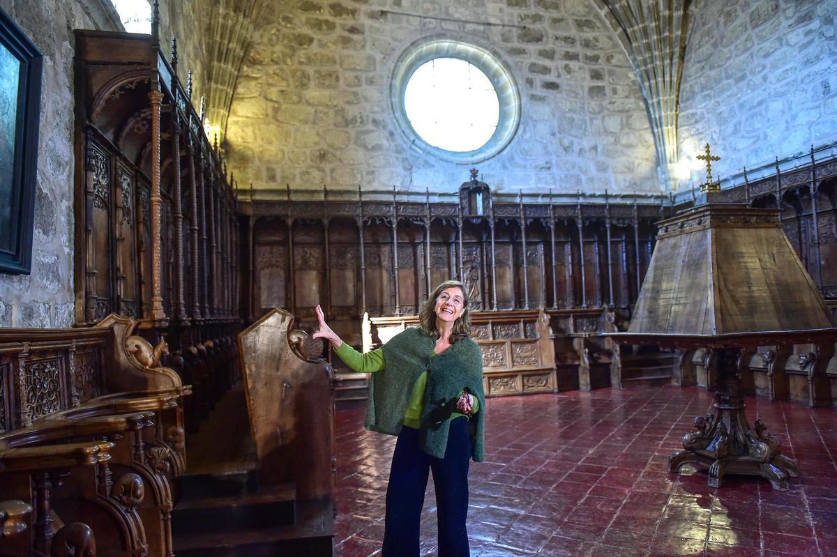 La sillería del coro del Monasterio de Yuste, al detalle