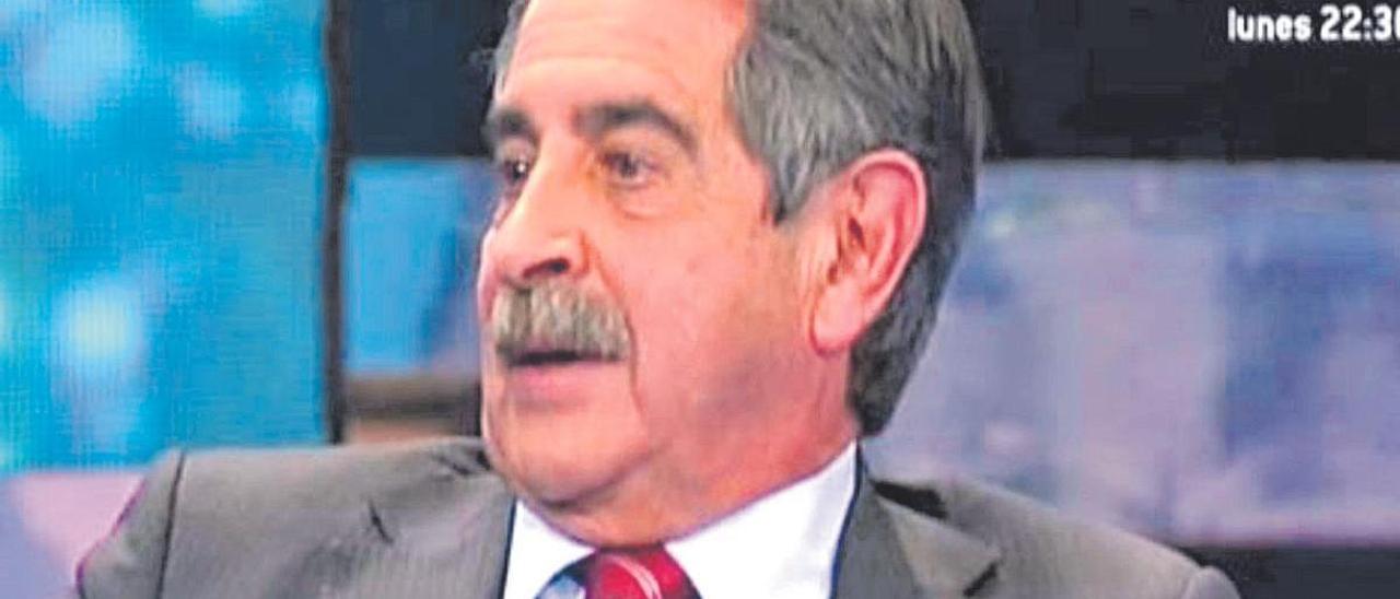 Captura de una intervención de Miguel Ángel Revilla en un progama de Telecinco.