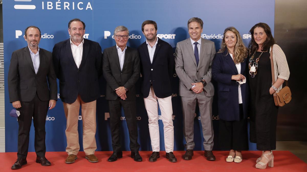 David Calvo (Caixabank), Felipe Lucas (EPI), Gabriel Martínez (Banc Sabadell), Víctor Sarasola (SEAT), Jordi Romañach (El Corte Inglés), Mercedes Otalora (directora comercial EPI en Catalunya) y Mireia Pousa (Naturgy).