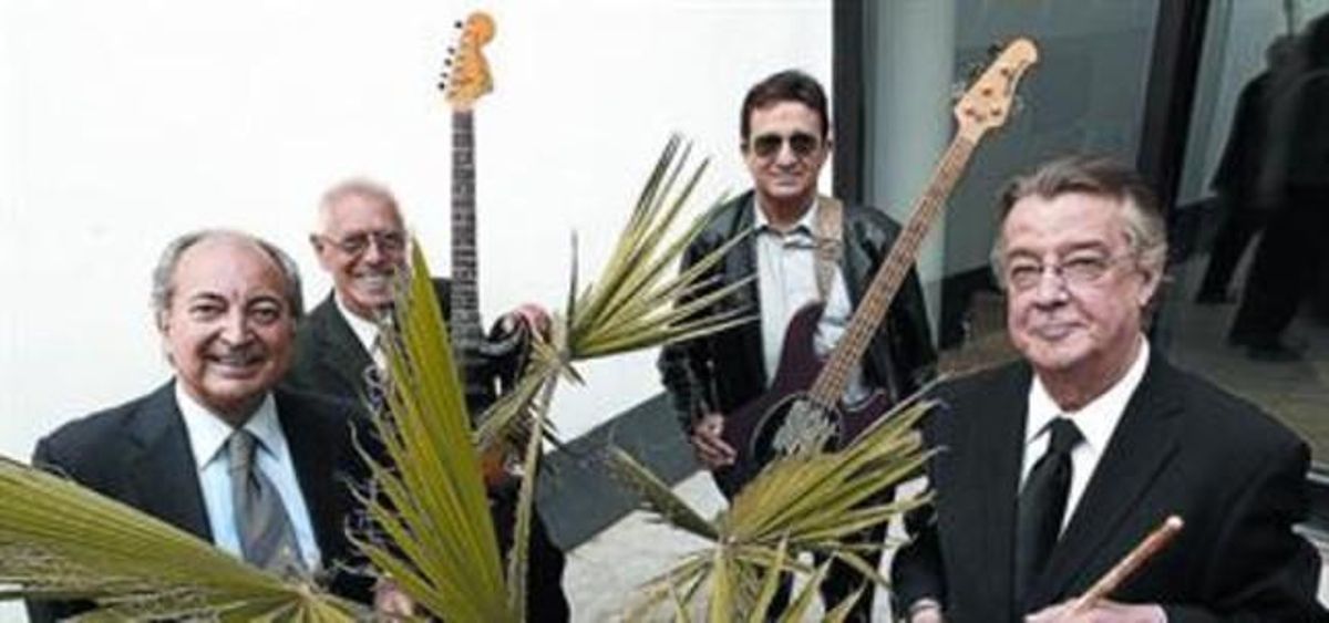Los Sirex, el 20 de maig, en la presentació de la celebració del seu mig segle de carrera musical. Los Sirex, el 20 de maig, en la presentació de la celebració del seu mig segle de carrera musical.