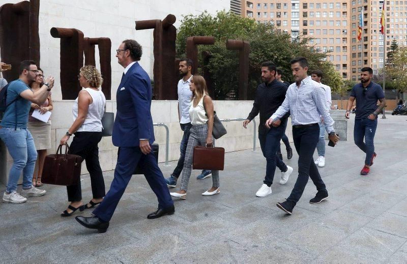 Primera jornada del juicio por el posible amaño del Levante-Zaragoza