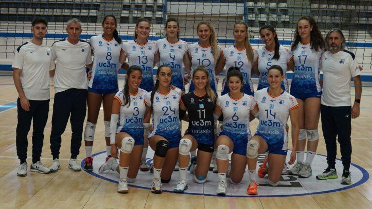 UC3M Voleibol Leganés - Equipo y cuerpo técnico
