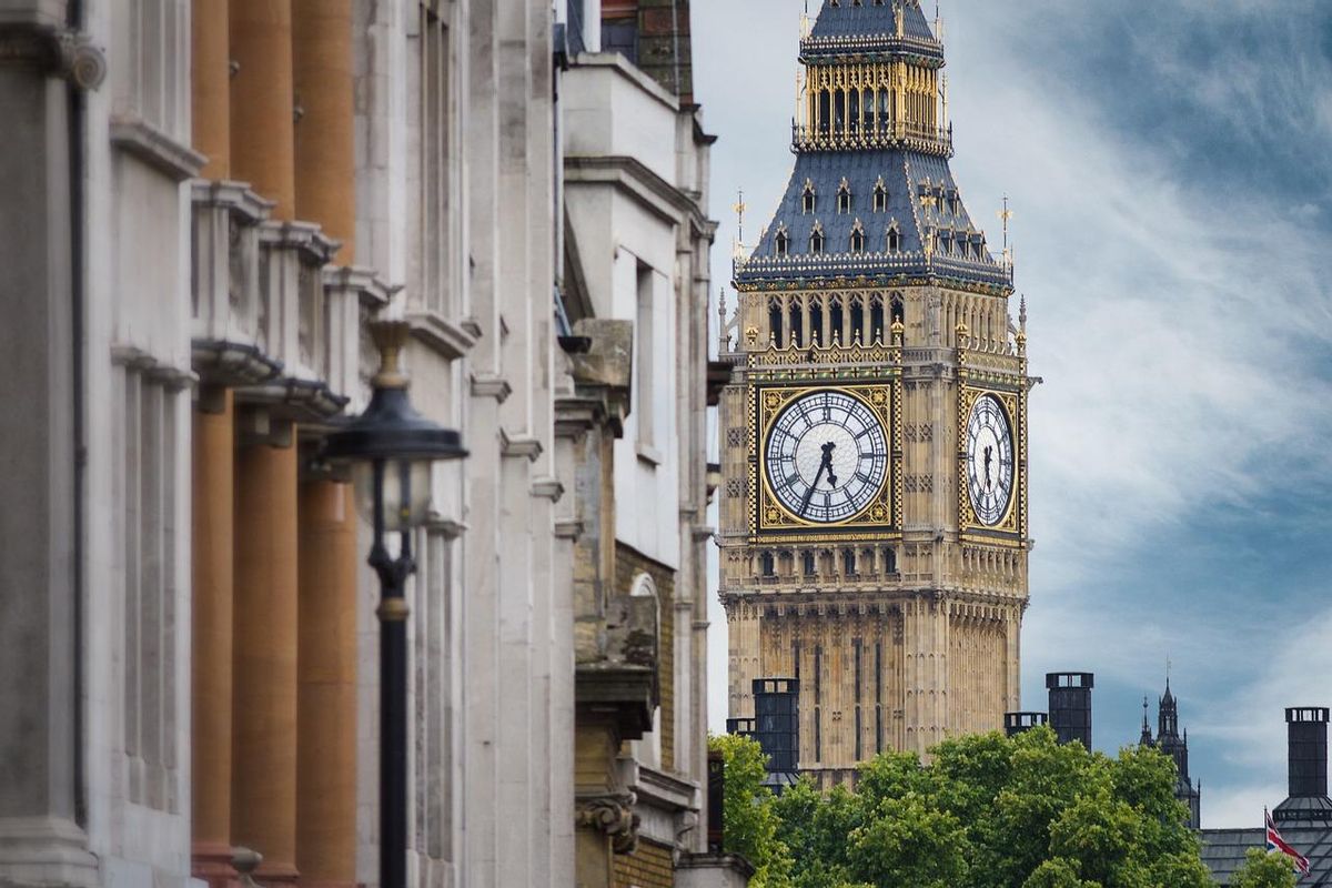 Panorámica del Big Ben en Londres