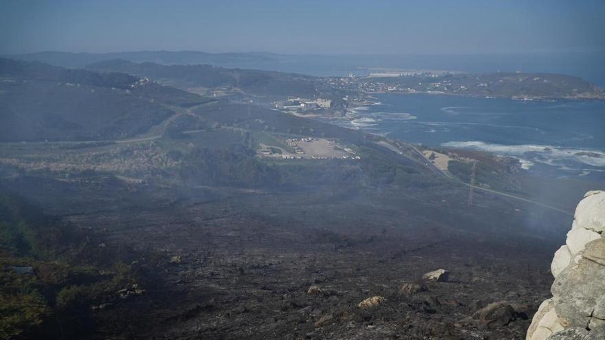 Los vecinos de Visma piden medidas contra incendios tras los dos fuegos del parque de Bens de A Coruña: "Con un poco de aire puede pasar aquí"