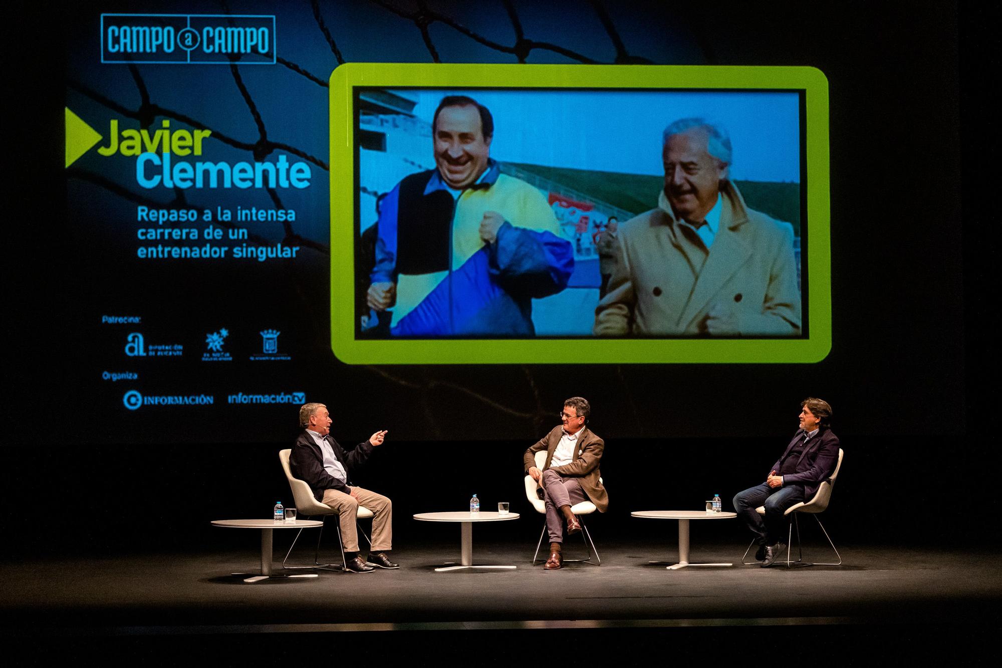 Charla con el exseleccionador Javier Clemente en el Foro Deportivo «Campo a Campo»