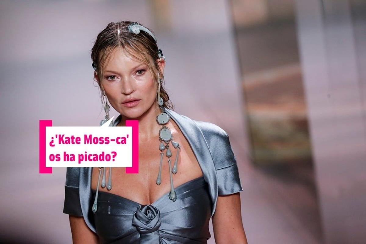 Kate Moss en el desfile de Fendi