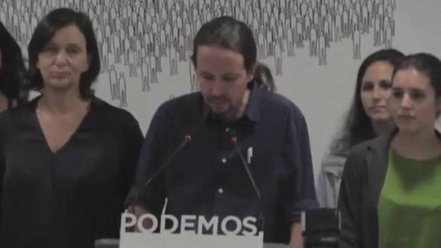 Iglesias: “El resultado deja a España y Cataluña en una situación muy difícil”