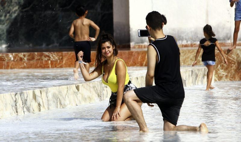 Domingo de calor en Zaragoza