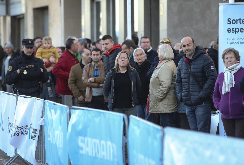 Llegada a Sagunt de la tercera etapa de la Volta Ciclista a la Comunitat Valenciana