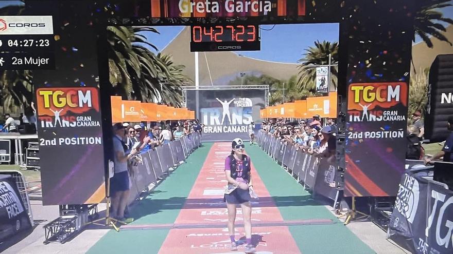 La piloñesa Greta García, segunda en la Maratón Transgrancanaria