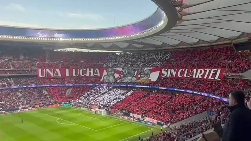 “Una lucha sin cuartel”, el tifo del Metropolitano