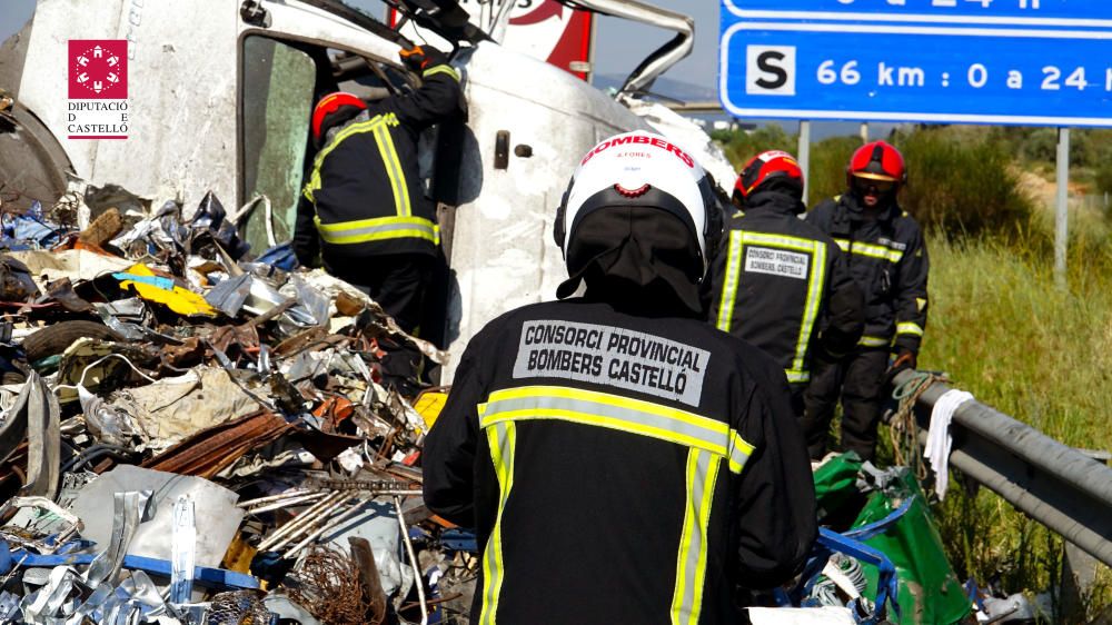 Accidente múltiple en la AP7