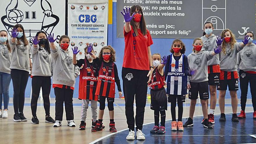 Jugadoras del Bàsquet Genovés, en la campaña. | CB GENOVÉS