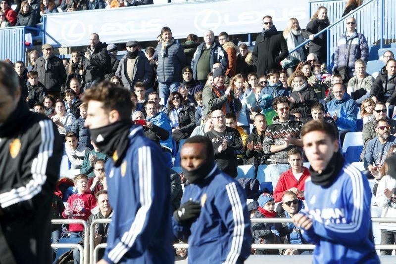 Partido de entrenamiento del Real Zaragoza en La Romareda