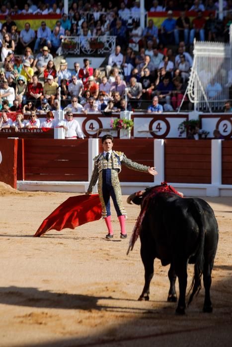 Novillada en El Bibio en la Feria de Begoña 2018.