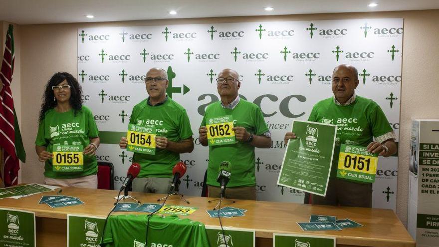 La AECC, el Ayuntamiento de Coreses y Caja Rural de Zamora presentan la I Marcha nocturna contra el cáncer.