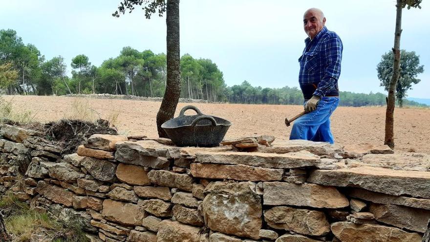 Josep Solsona, primer premi de la categoria Pedra Seca