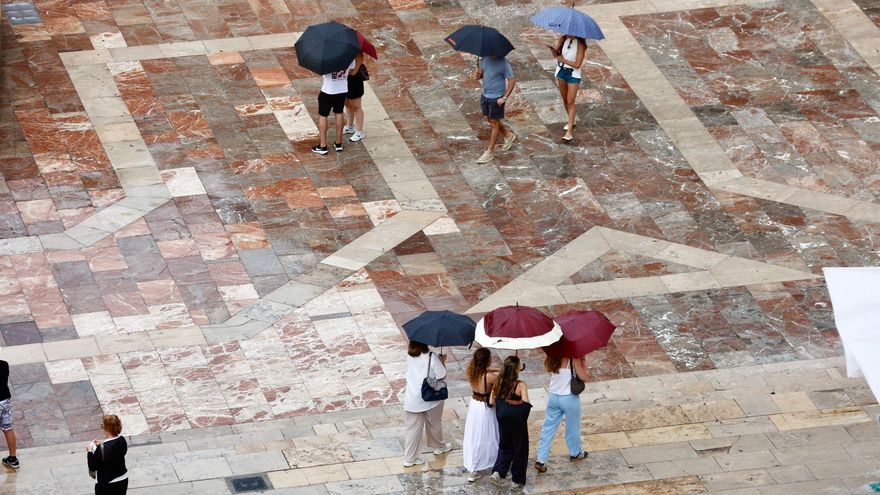El tiempo en València: las lluvias continuarán todo el día y las temperaturas dan un respiro