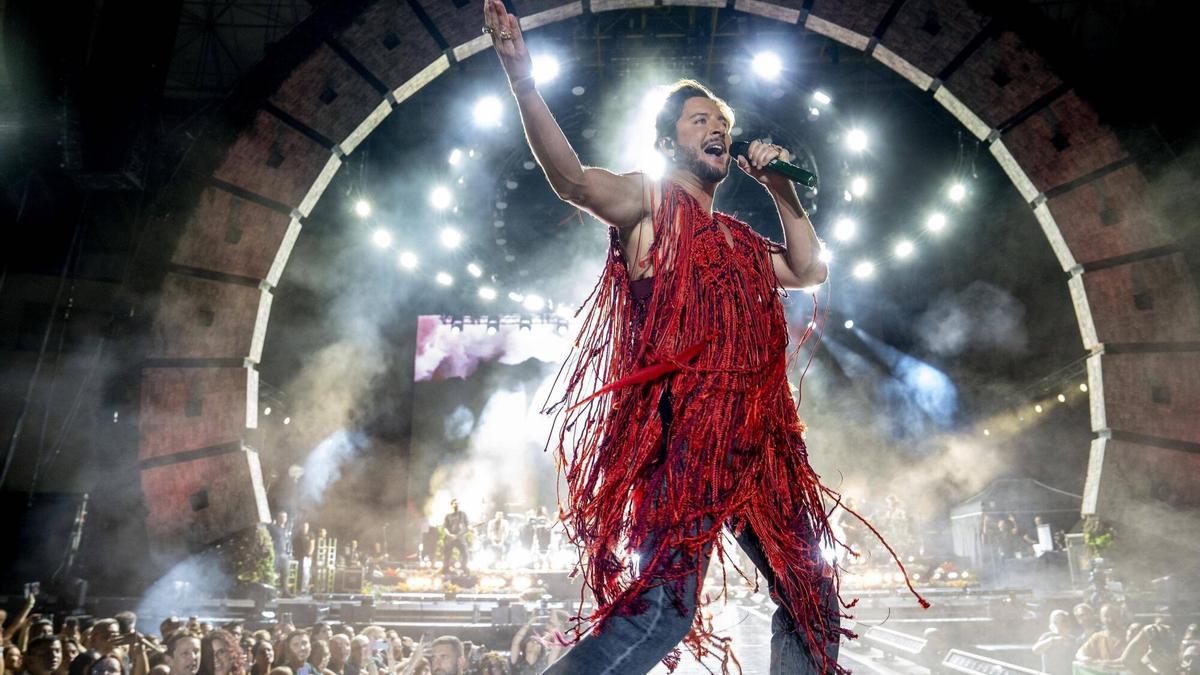 Concierto de Manuel Carrasco en el Palau Sant Jordi en su anterior gira