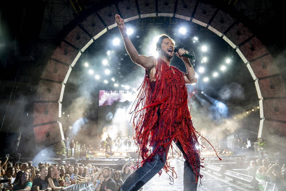 Manuel Carrasco toca en el Palau Sant Jordi dentro de su gira Salvaje