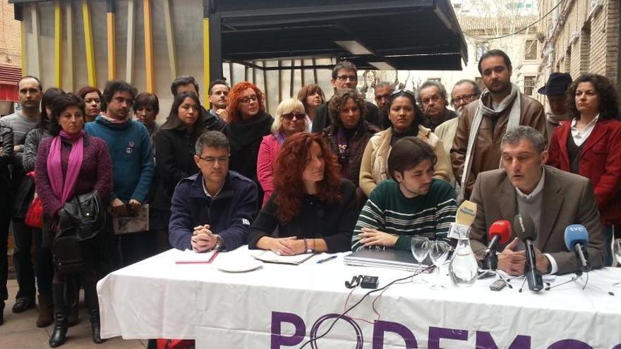 Urralburu, el líder de Podemos en la Región