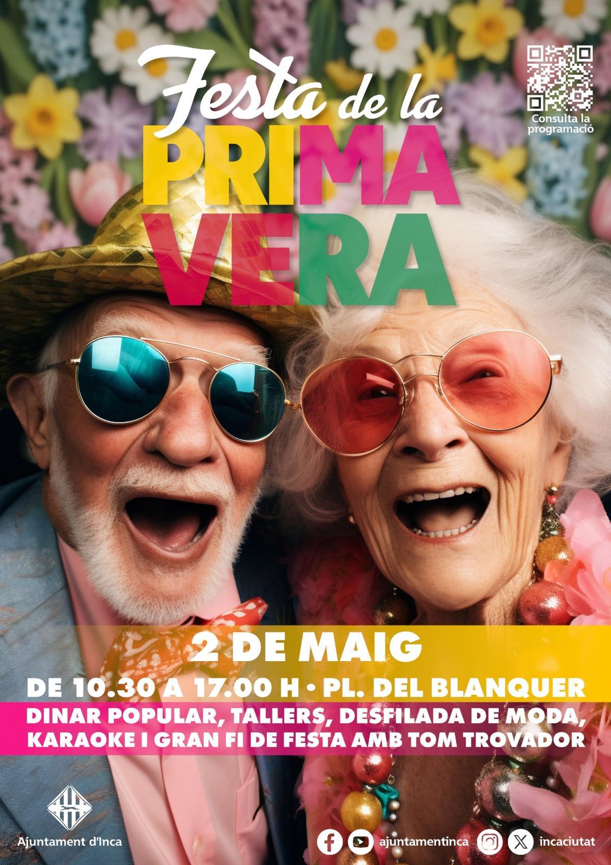 Cartel promocional de la Festa de la Primavera de Inca.
