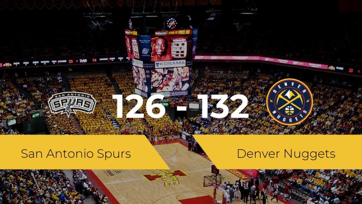 Denver Nuggets se lleva la victoria frente a San Antonio Spurs por 126-132