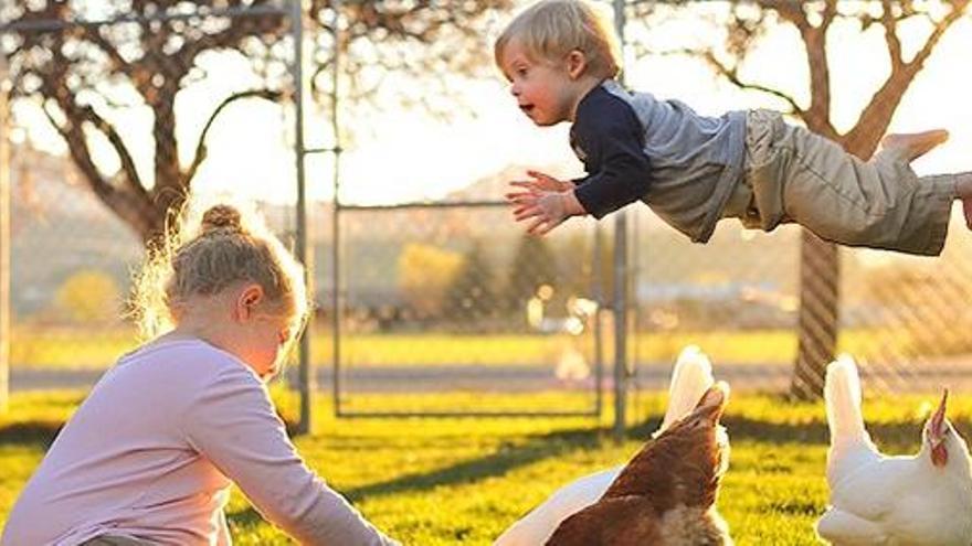 Una de las imágenes del pequeño subidas a Instagram.