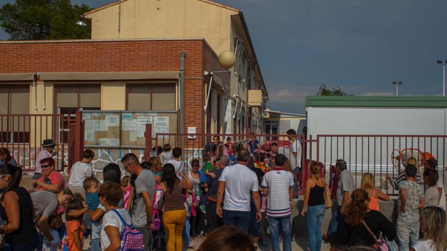 El colegio de la Galia, donde se ha realizado algunas obras.