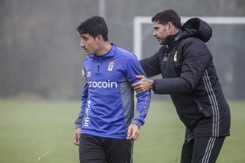 Entrenamiento del Real Oviedo,.