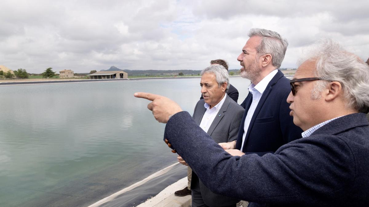 El presidente de Aragón, Jorge Azcón, este lunes en Barbastro.