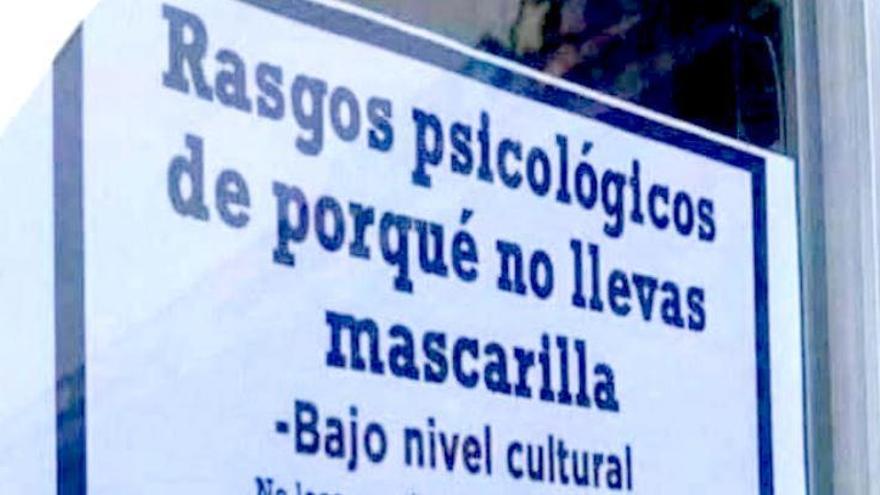 El cartel viral para concienciar sobre el uso de la mascarilla que triunfa en redes