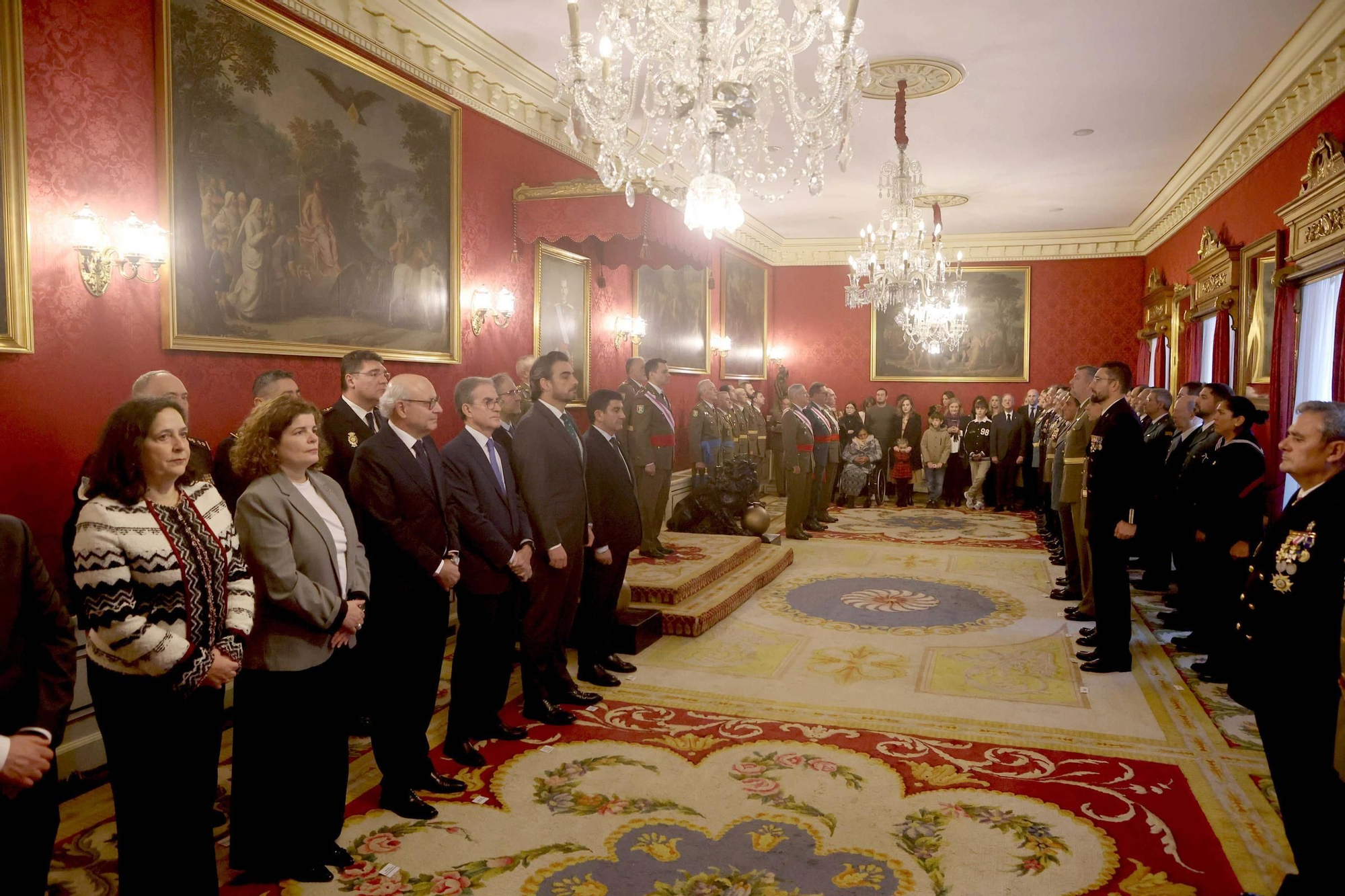 Pascua militar en el Palacio de Capitanía de A Coruña