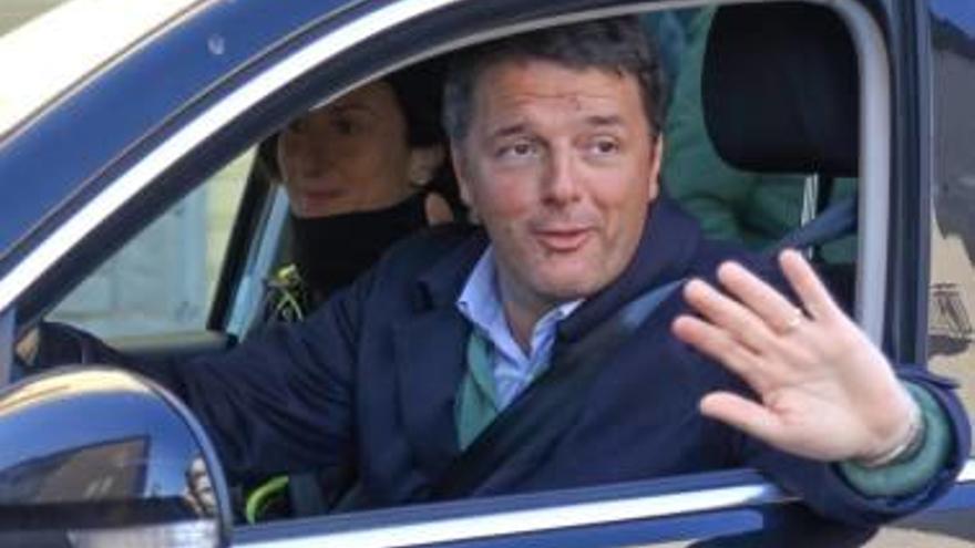 Matteo Renzi, després de dimitir.