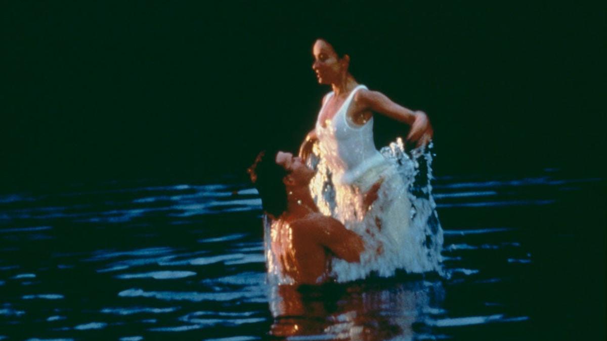 Escena en el lago Mountain Lake Lodge de 'Dirty Dancing'