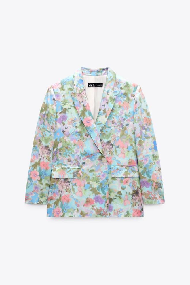 Blazer de flores, de Zara