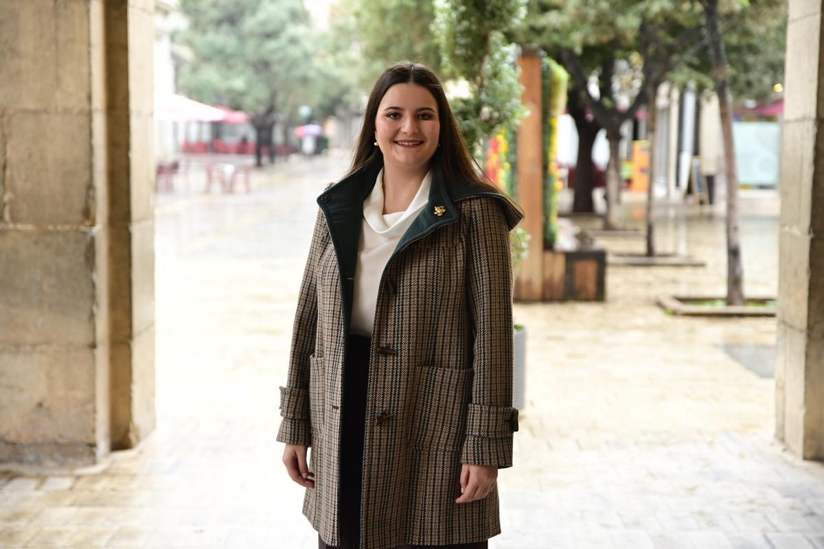 Belén Mateu Felip, madrina de la gaiata 7 Cor de la Ciutat.