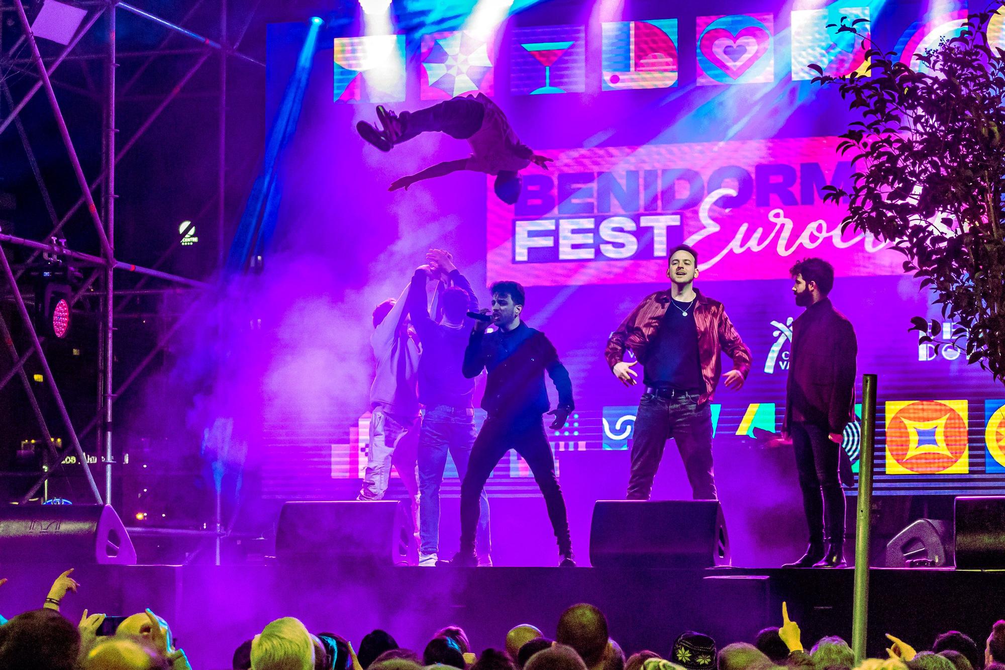 Las imágenes de la fiesta Euroclub del Benidorm Fest en el Tecnohito