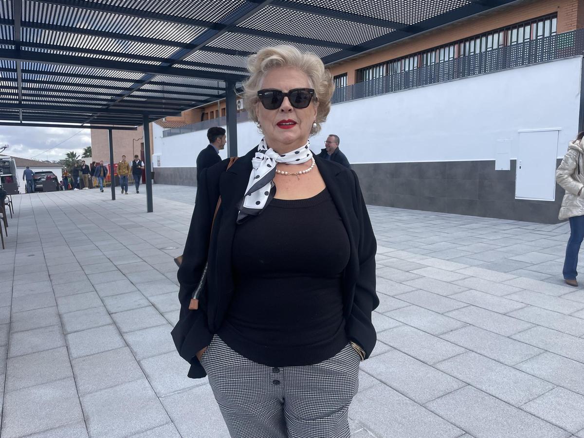 La vecina de Lobón Juani Martín.