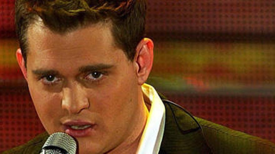 Michael Bublé durante una de sus actuaciones.