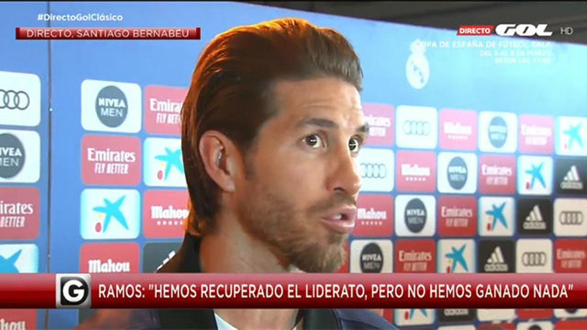 Sergio Ramos: "Cuando el Bernabéu está de nuestra parte es un plus a favor"