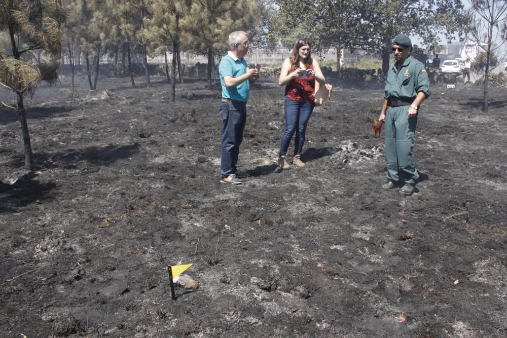 Incendios en Galicia | La Guardia Civil investiga la zona donde se originó el incendio de Cotobade