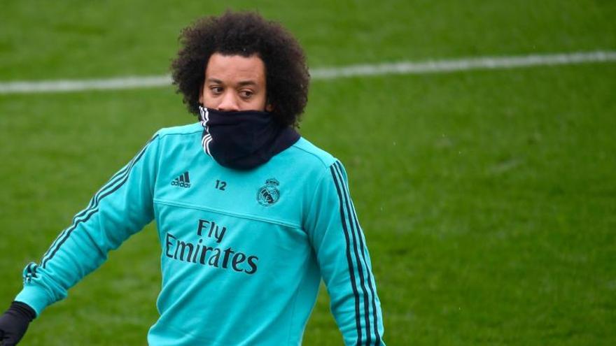 El jugador del Real Madrid Marcelo