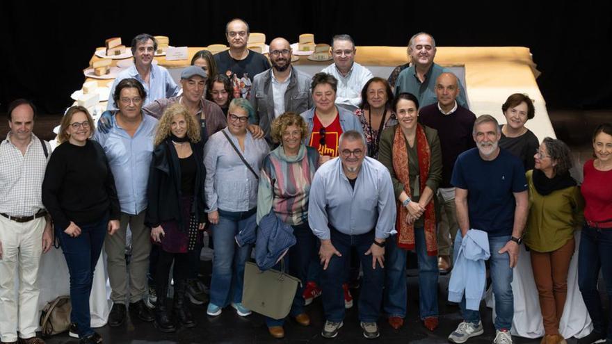 Participantes en la cata de la Feria del Queso de Gáldar.