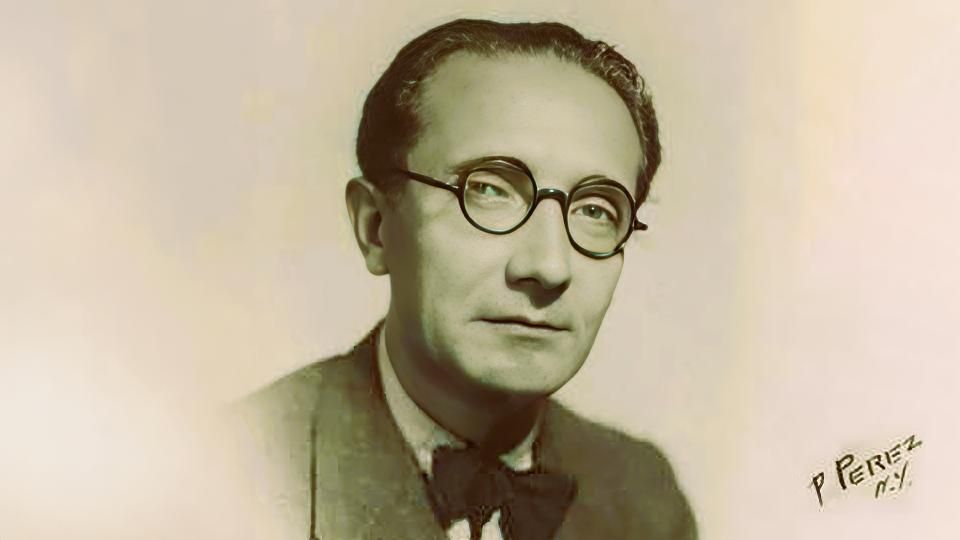 Retrato realizado a Castelao en Nova York