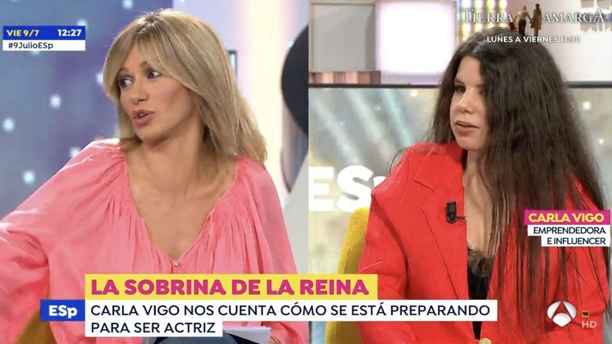 Susanna Griso y Carla Vigo en &#039;Espejo Público&#039;.