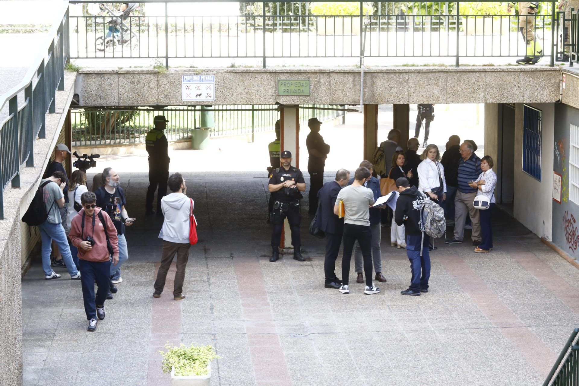 En imágenes | Desalojo de un albergue ilegal en Parque Roma