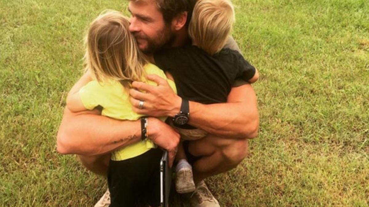 El lado más tierno de Chris Hemsworth