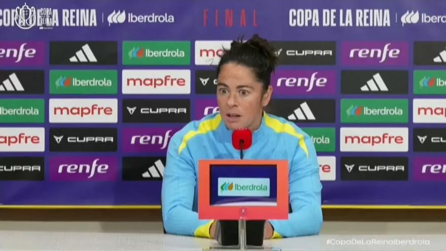 Marta Torrejón apela a centrarse en su juego para compensar el deseo colchonero de ganar