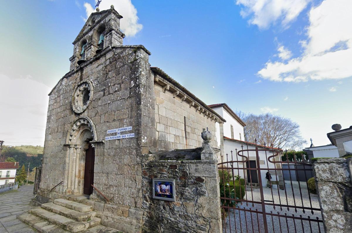 Vista de la iglesia parroquial.